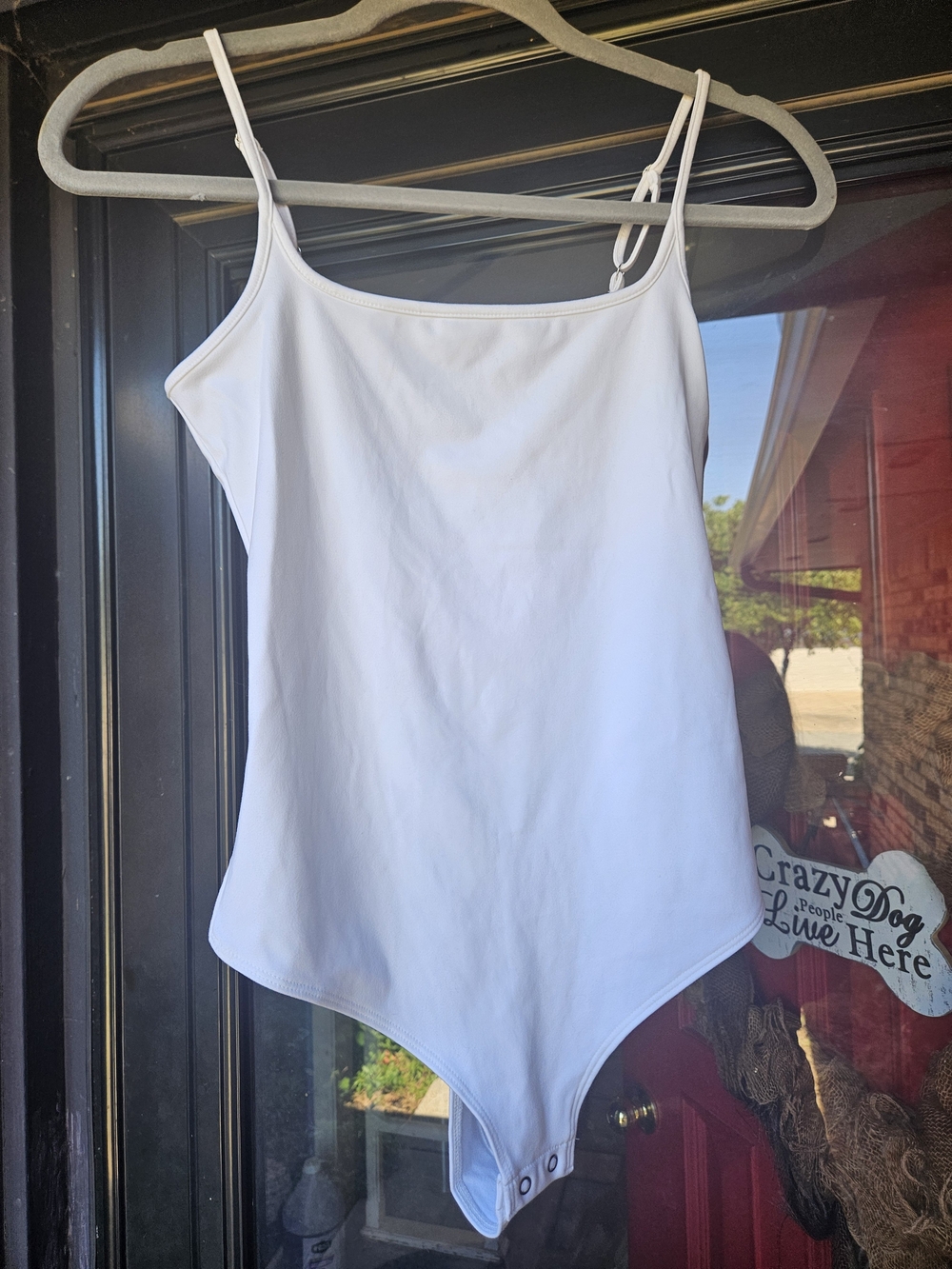 wild fable White Tank-Style Women’s Bodysuit